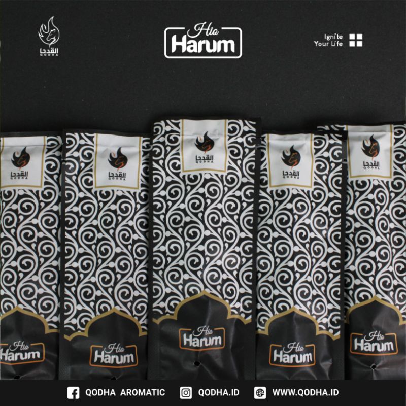 Bukhur Buhur Dupa Lidi Stick Aromaterapi QODHA Hio Harum Isi 20 Sticks Aroma OUD KISWAH