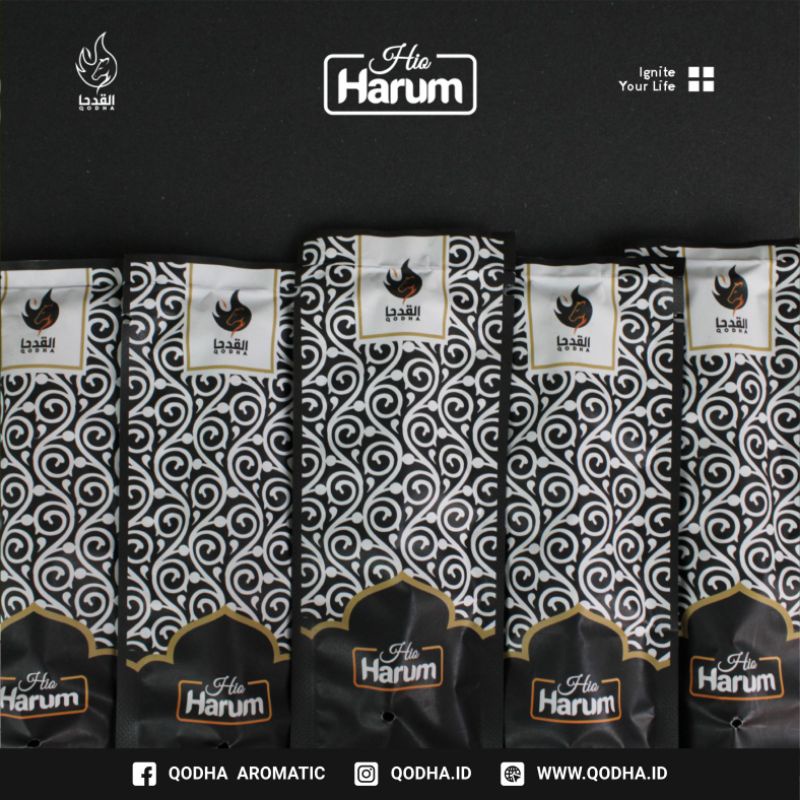 Bukhur Buhur Dupa Lidi Stick Aromaterapi QODHA Hio Harum Isi 20 Sticks Aroma OUD KISWAH