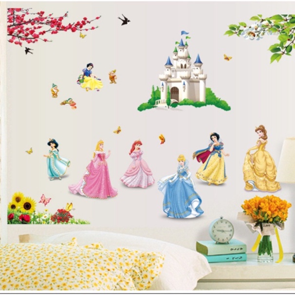 Reliza Wall Sticker Kartun Animation DF5102 Stiker Dinding