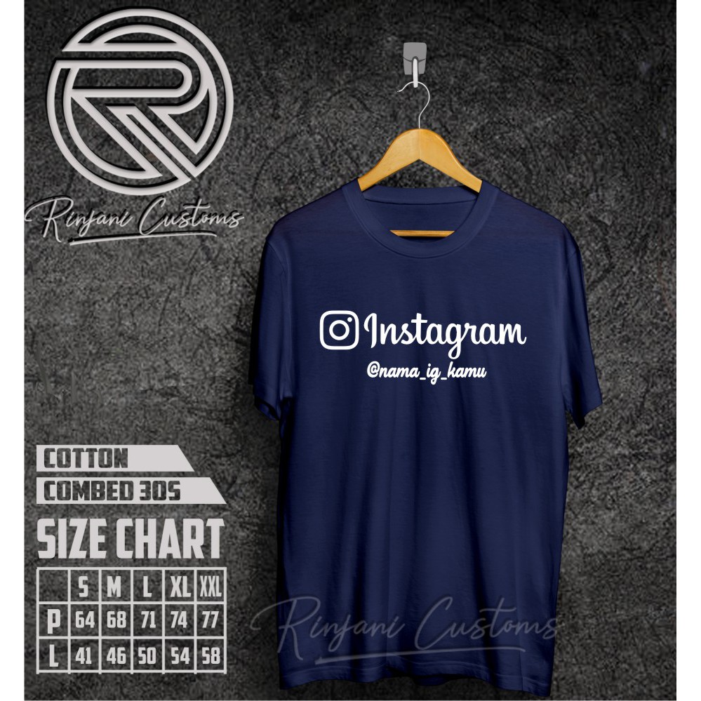 KAOS INSTAGRAM .KAOS IG TERBARU .GRATIS NAMA IG KAMU