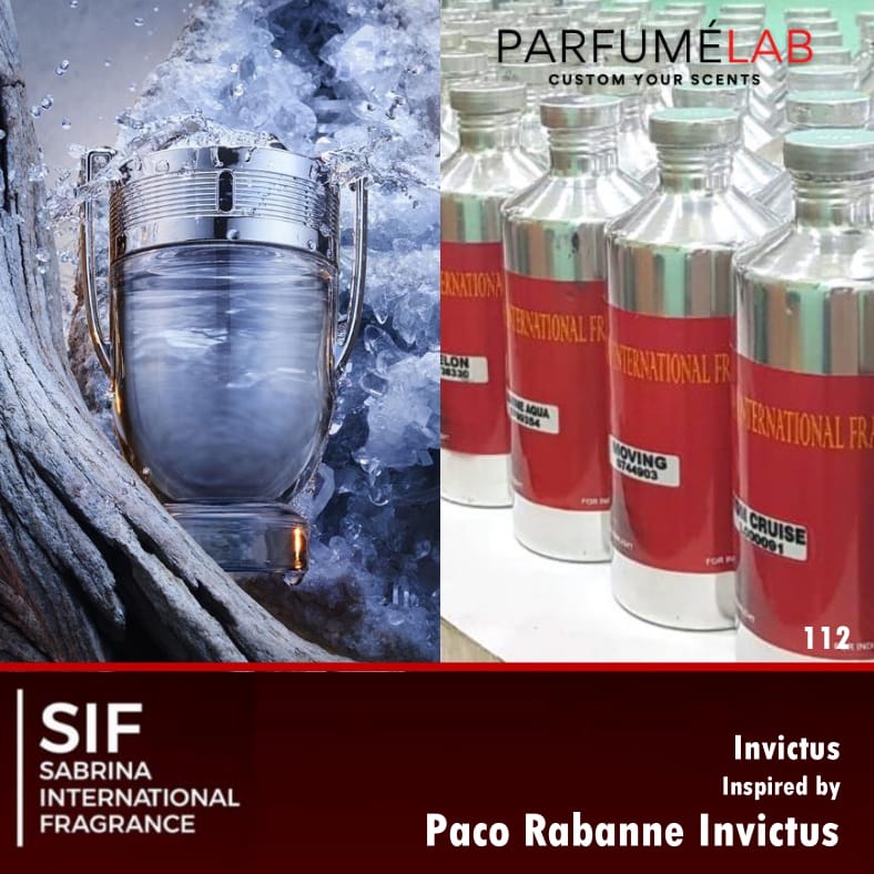 100ML Bibit Parfum Invictus By SIF Made In France | Bibit Parfum P*co R*banne Invictus 100ML