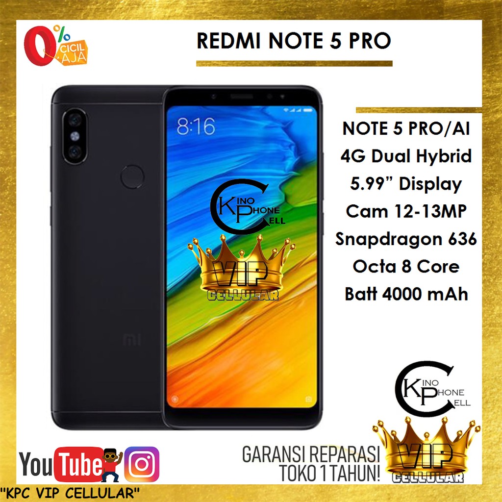 Xiaomi Redmi Note 5 64GB PRO 4GB RAM 4 64 OS 8 IPS 7