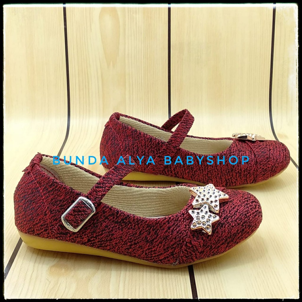 Sepatu Anak Perempuan 1 2 3 4 5 6 Tahun MERAH Casual - Sepatu Pesta Anak CEWEK Casual Size 22 - 35