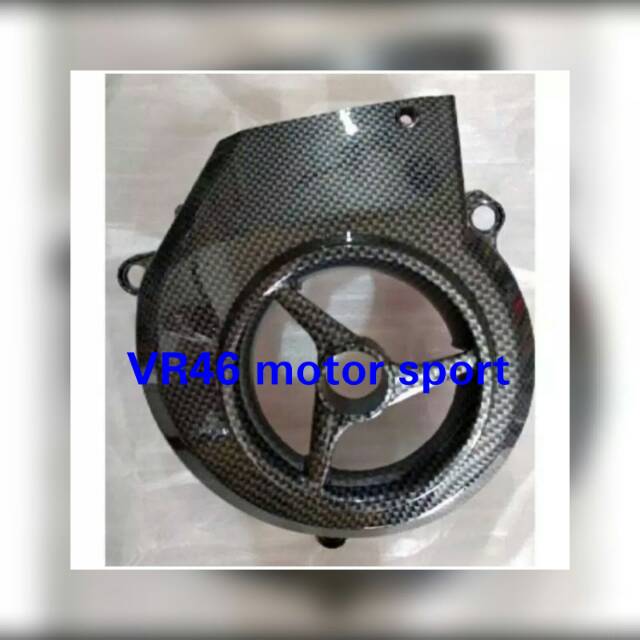 Cover tutup kipas Mio sporty Fino karbu Nouvo Mio soul carbon karbon hitam