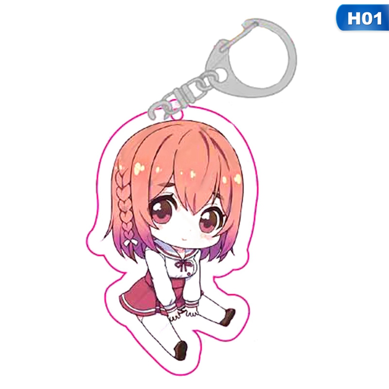 Anime Kanojo Okarishimasu Rent-A-Girlfriend Chizuru Mami Sumi Ruka Keychain Keyring