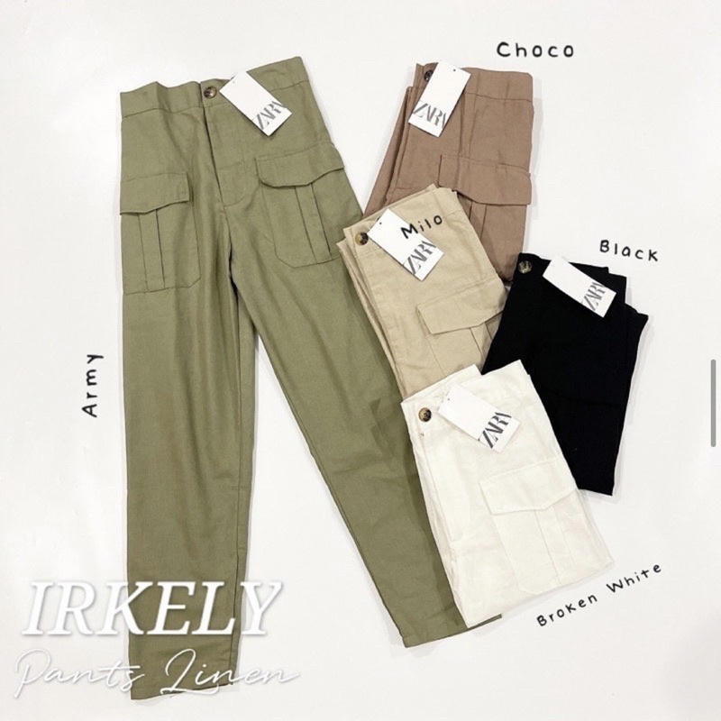 MENAL LINEN PANTS 2257