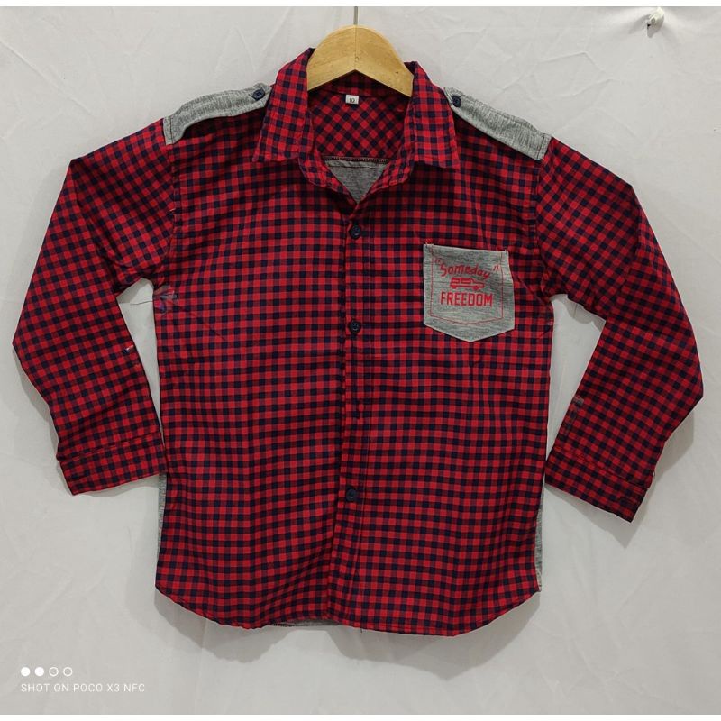 Kemeja/kemeja anak/kemeja anak laki-laki/baju kemeja/kemeja anak usia 3-10 tahun/KEMEJA FREDOM/baju 