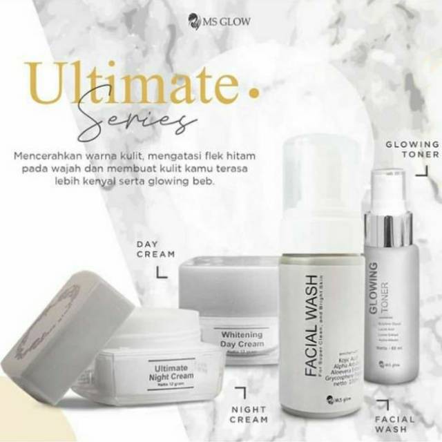 MS GLOW ULTIMATE SERIES SET LENGKAP ORI