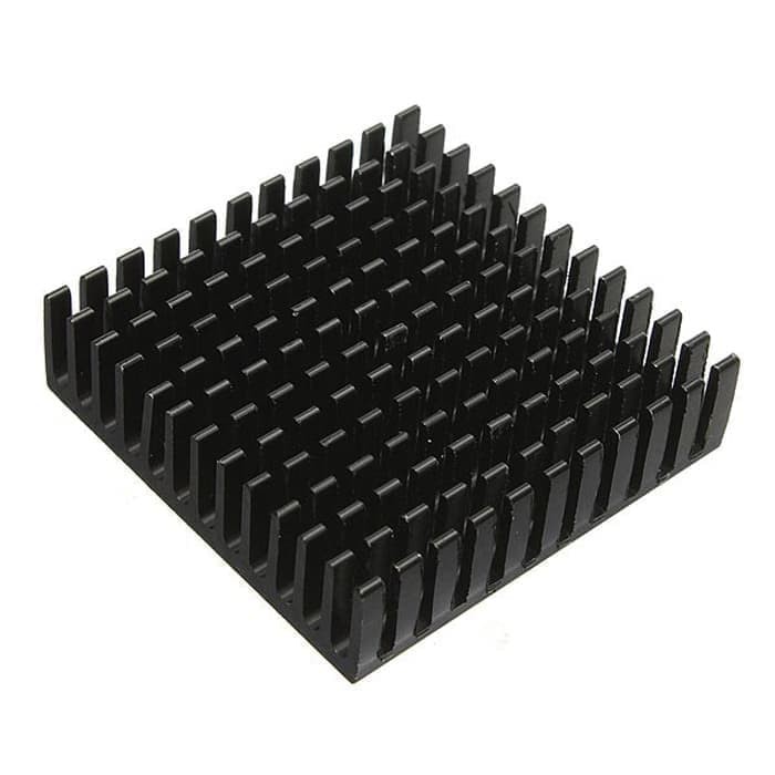 Aluminium Heat Sink 40 x 40 x 11mm Heatsink Pendingin cocok ke Peltier