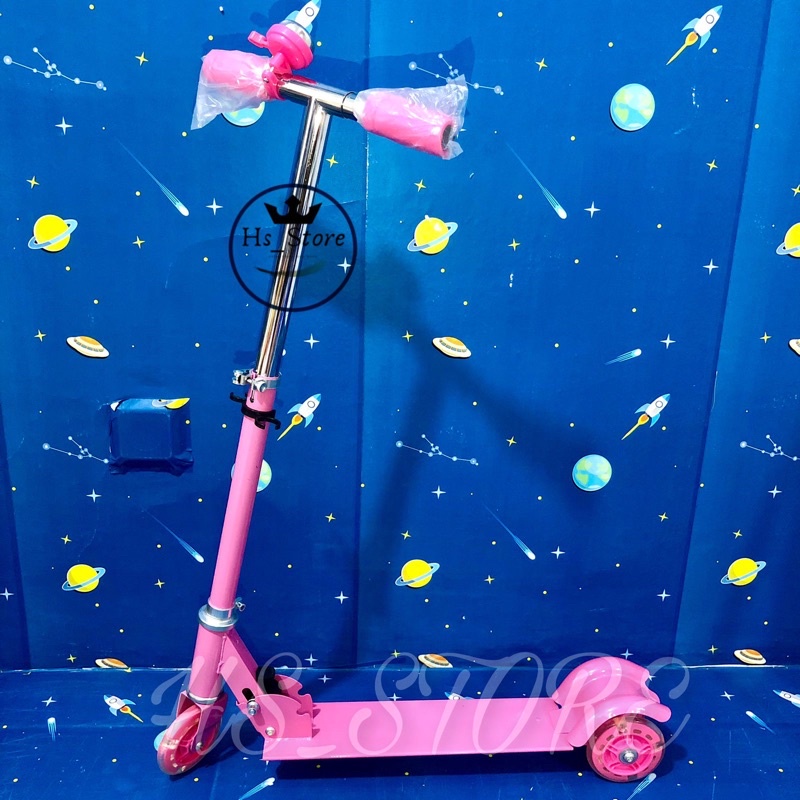 READY SEMUA MOTIF !! KICKBOARD MINI SCOOTER / SKUTER / OTOPED ANAK KEKINIAN 3 RODA +FREE BUBBLE WRAP