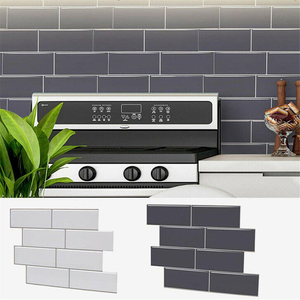 Wonder Stiker Dinding Dapur Kamar Mandi Subway Tile 3D Self Adhesive Decal