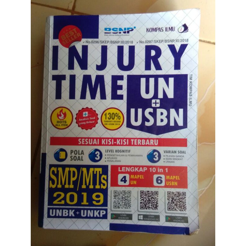 injury time un+usbn SMP