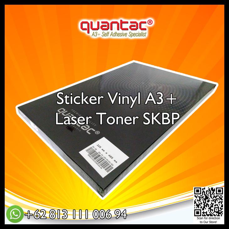 

Sticker Vinyl Laser A3+ Quantac - White Matte 25 Lembar