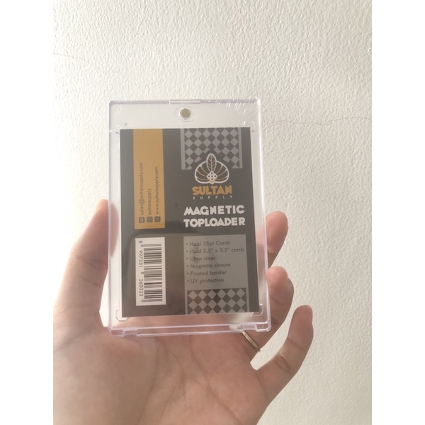 Sultan magnetic toploader card holder 35pt/magnetic toploader/toploader photocard