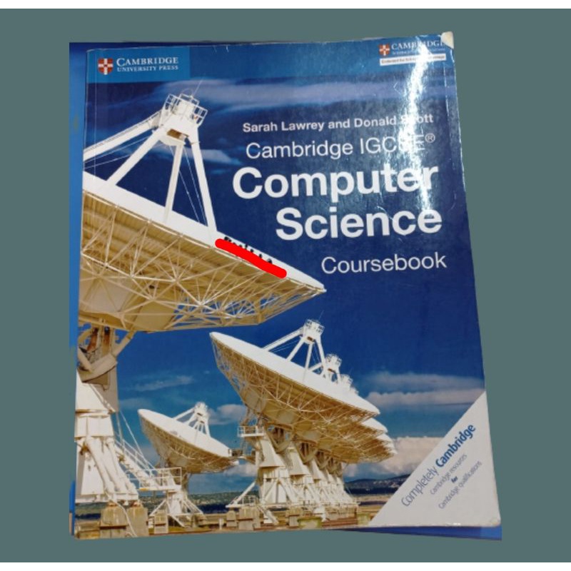 

Computer Science Cambridge IGCSE coursebook (preloved)