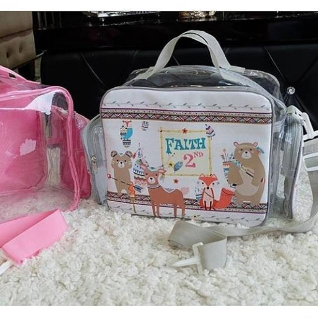 

Souvenir tas ulang tahun kombinasi mika