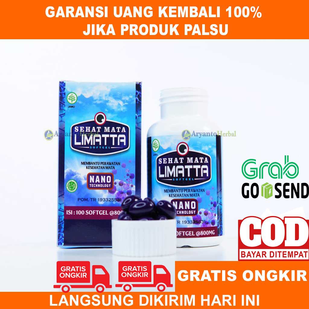 Limatta Softgel Limatta Sehat Mata Herbal Kesehatan - Distributor Surabaya