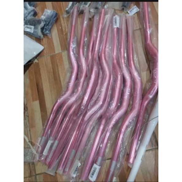 HANDLEBAR AMOEBA BORLA PINK ANODIZE 31.8mm 700mm 
