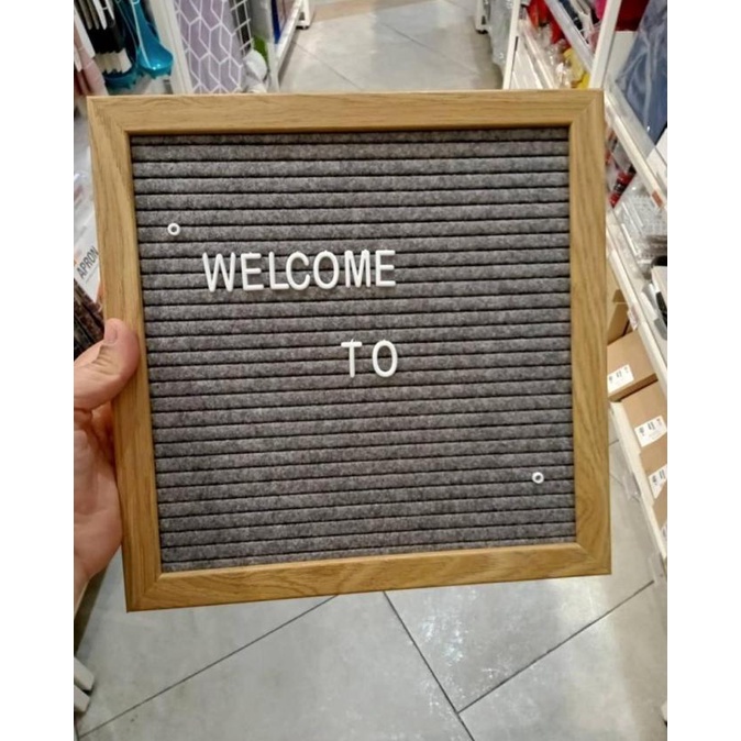 

}}}}}}] ATARU LETTER BOARD / PAPAN HURUF untuk penjemputan tamu cafe