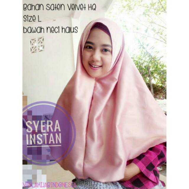 Jilbab instan HQ saten