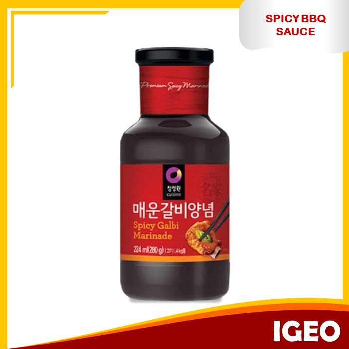 

Saus BBQ Bulgogi Pedas 280gr Chung Jung One Spicy Galbi Bumbu Masak Instan Korea Import