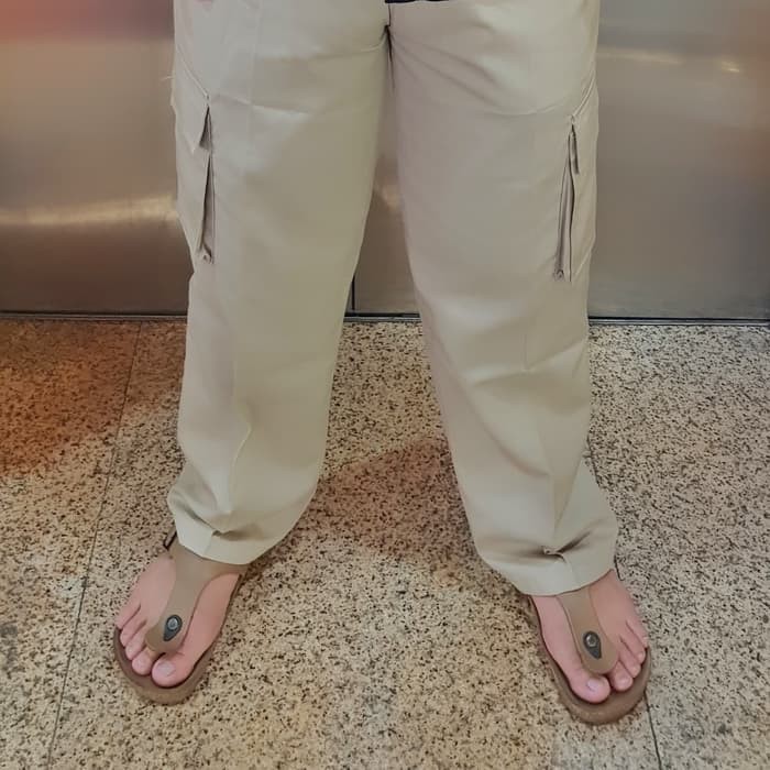 Terlaris Celana Net TV Trans TV Celana Cargo Khaki Krem Celana PDH Panjang Kem -TERPERCAYA