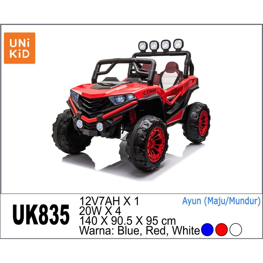 Unikid Mobil UK 835 / Mobil Accu / Mobil Aki / Mainan Anak