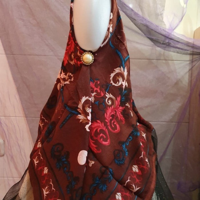 PASHMINA- JILBAB PASMINA SYAL MOTIF /IMPORT TURKEY -PASHMINA.