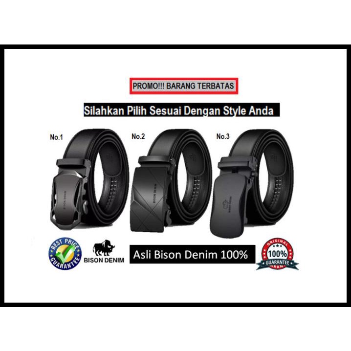 Force Welch | Tali Ikat Pinggang Kulit Asli Gesper Sabuk