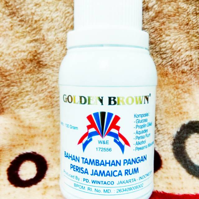 GOLDEN BROWN JAMAICA RUM PASTA 100 Gr Perisa dan Aroma Pasta