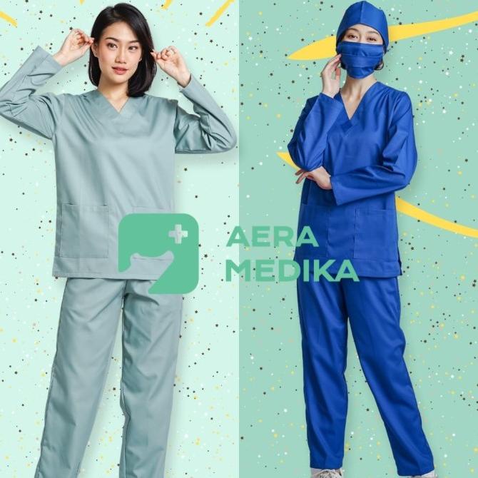Seragam OKA/ Baju Jaga Lengan Panjang (Hera Medika)