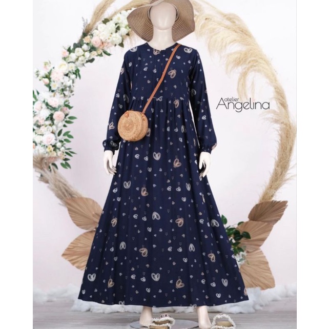 sarah dress genji pie (navy) by Atelier Angelina