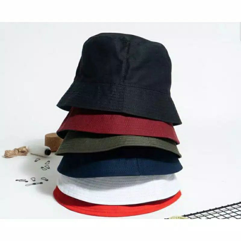 topi bucket polos termurah kualitas premium