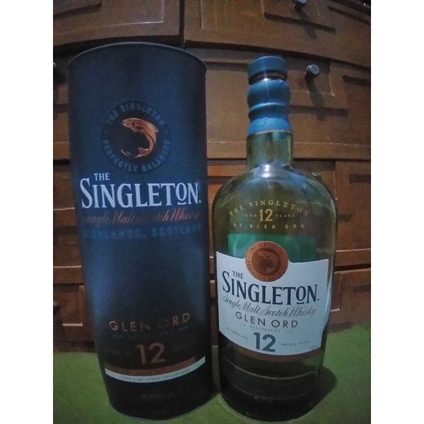 Botol bekas whisky the singleton 12