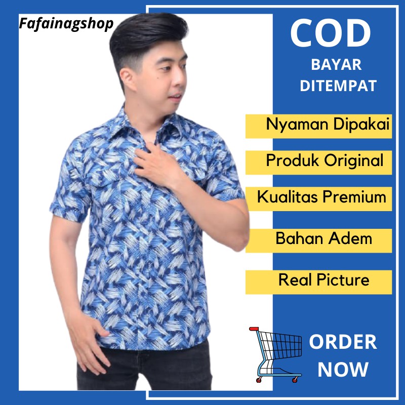 Pakaian Pria Baju Koko Pria Kemeja Cowok Remaja Kemeja Cowok Murah A6T7 Kemeja Pria Baju Koko Dewasa