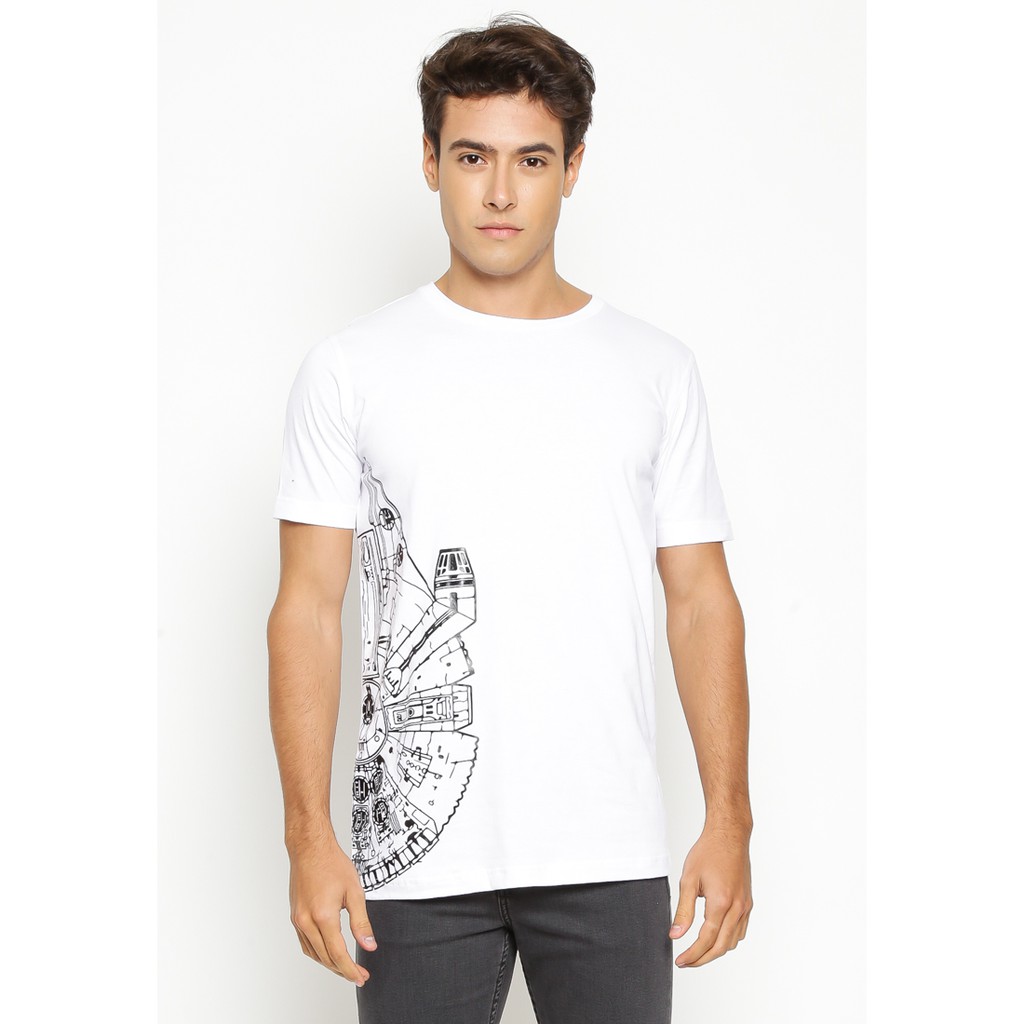 KENT&CREW Kaos Putih Pria - C-XLLG03-A1