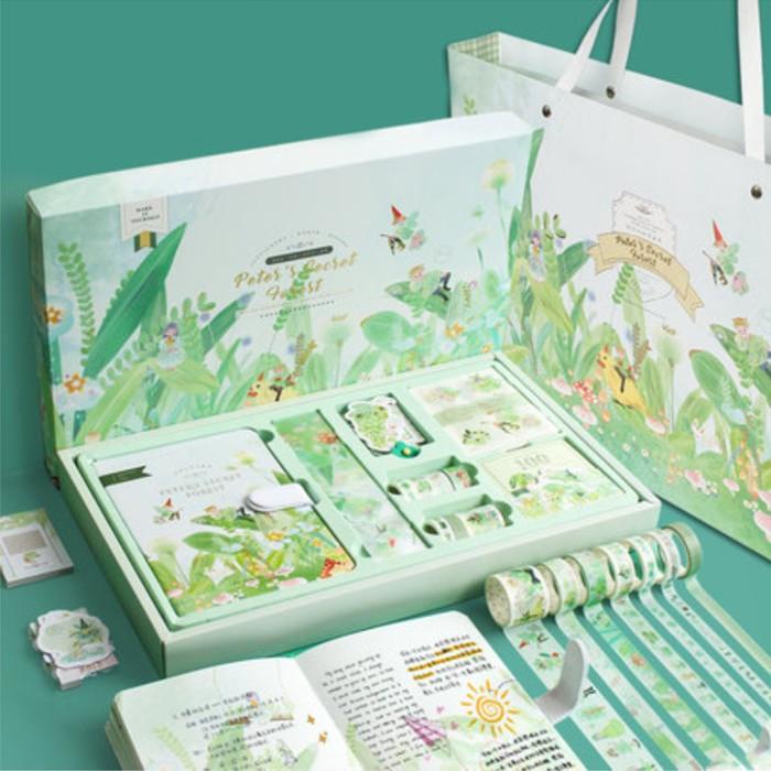 

Jurnalku Hadiah Buku Diari Diary Book Set , Washi Tape , Sticker , & Banyak Lgi