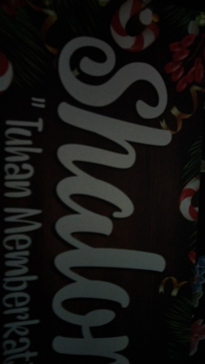 Hiasan Dinding Rohani Shalom Walldecor Nasrani Kristen Katolik Poster Kayu Salam Shalom