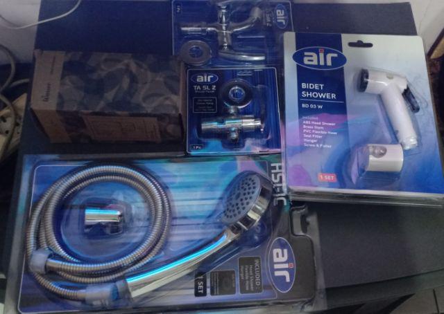 Air Bundling Kran Double D 5m Z + Hand Shower Air Hs1 1c