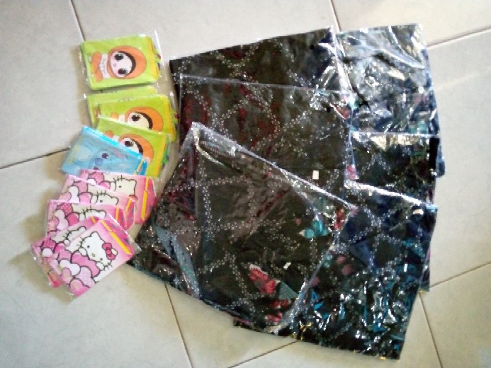 Batik Couple Keluarga Sania Ruffle Ori Ndoro Jowi Dnt Motif Jaring