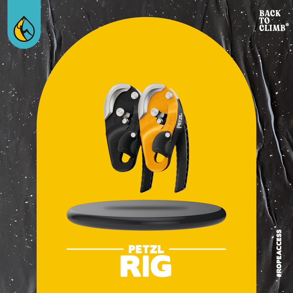 Petzl Rig Descender Safety Rescue Industry Murah