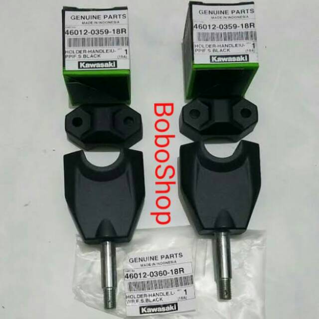 Raiser stang KLX 150 BF DTREKER HITAM ORIGINAL