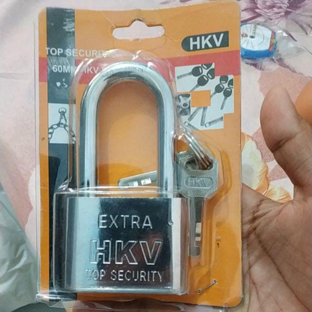 Gembok Rumah / Gembok Toko / Gembok Hkv 60mm Panjang