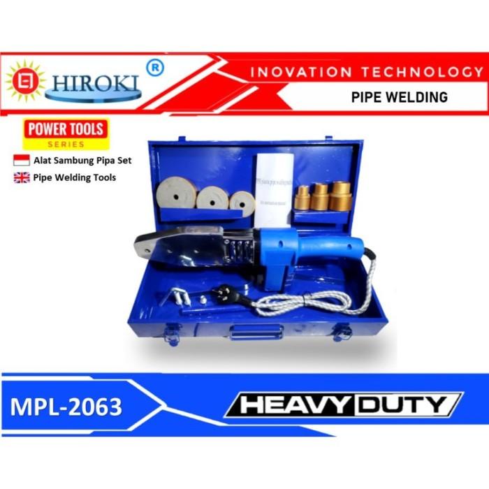 Las | Mesin Las Ppr Pemanas Pipa Ppr Besar 20 Mm - 63 Mm Hiroki 1000 Watt