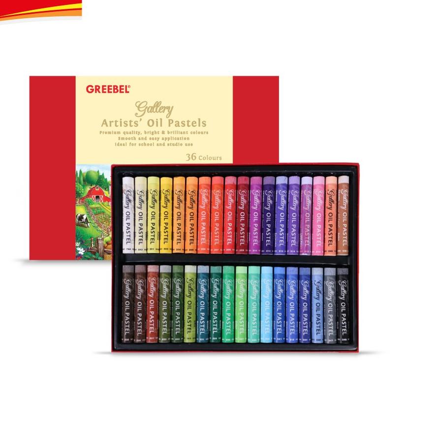 

Fresh - GREEBEL Artist Oil Pastel / Crayon / Krayon 36 Warna ,.