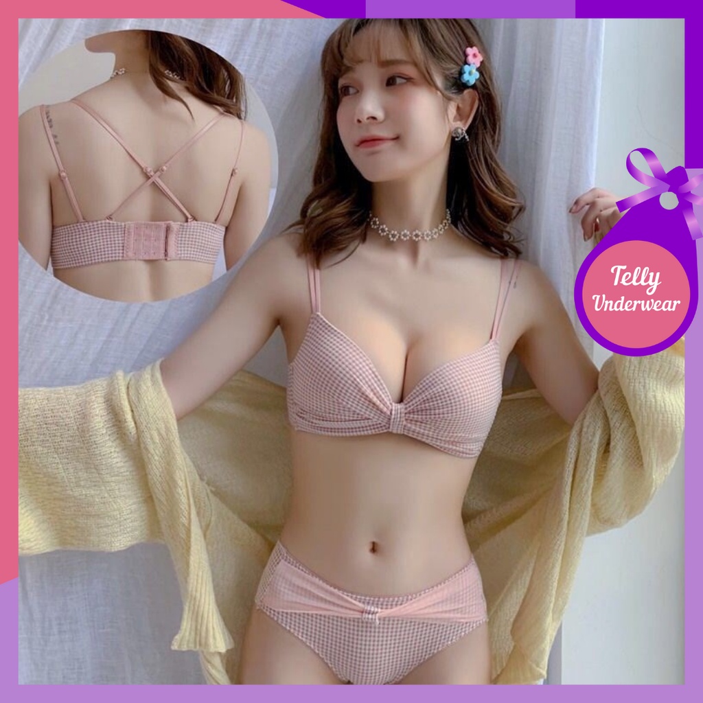 TELLY ➡️ 030 Bra Jepang Sexy Tanpa Kawat Bra Import Premium Asian Style import