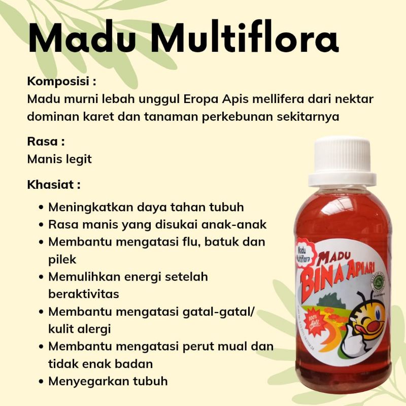 

Madu Multiflora 275ml