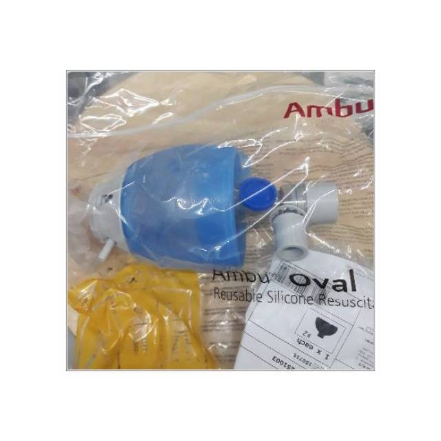 AMBU Oval Reusable Silicone Resuscitator / Ambu Bag Silikon