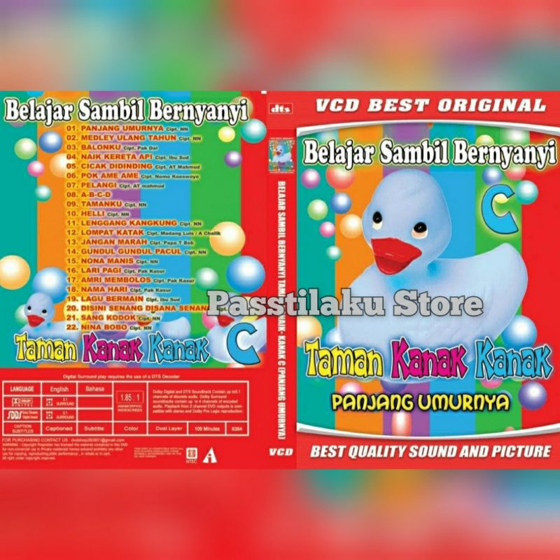 Kaset Lagu Anak BELAJAR SAMBIL BERNYANYI - C - TAMAN KANAK KANAK PANJANG UMURNYA