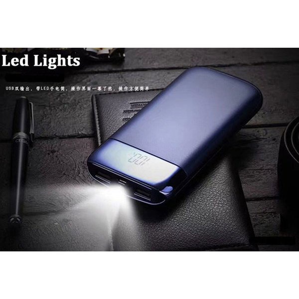 SMART Power Bank 2Port USB LED 30000mAh Portable Pengisi Daya Ponsel